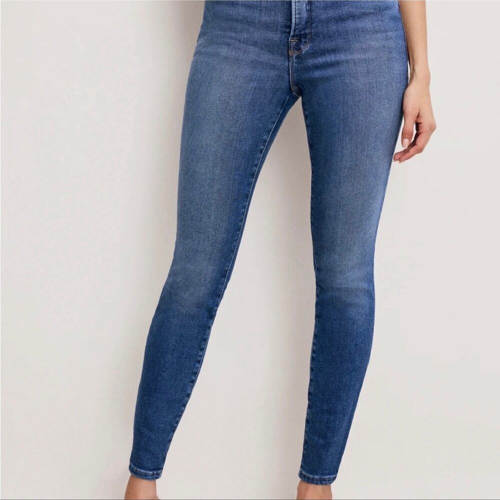 Good American Good Waist Skinny Jeans Womens Size 2/26 GW103T *EUC